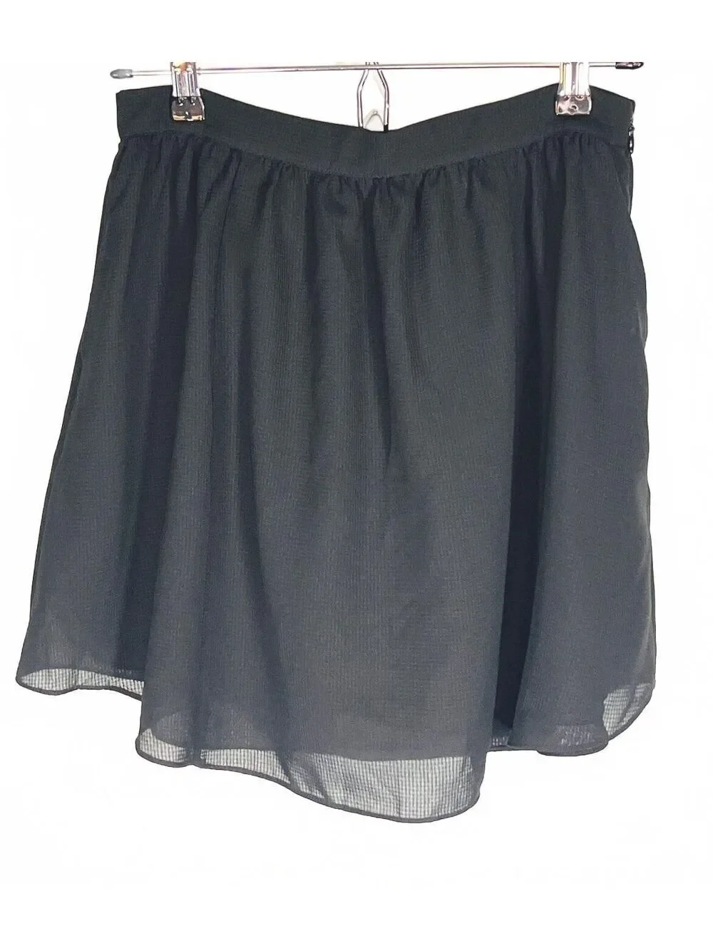 NWOT Kimchi Blue Urban Outfitters Black Chiffon Mini Skirt Coquette Aesthetic 4
